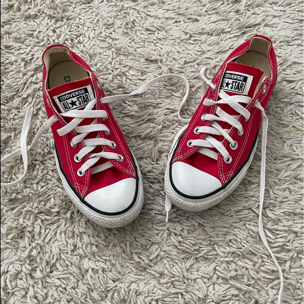 Red Converse Sneakers